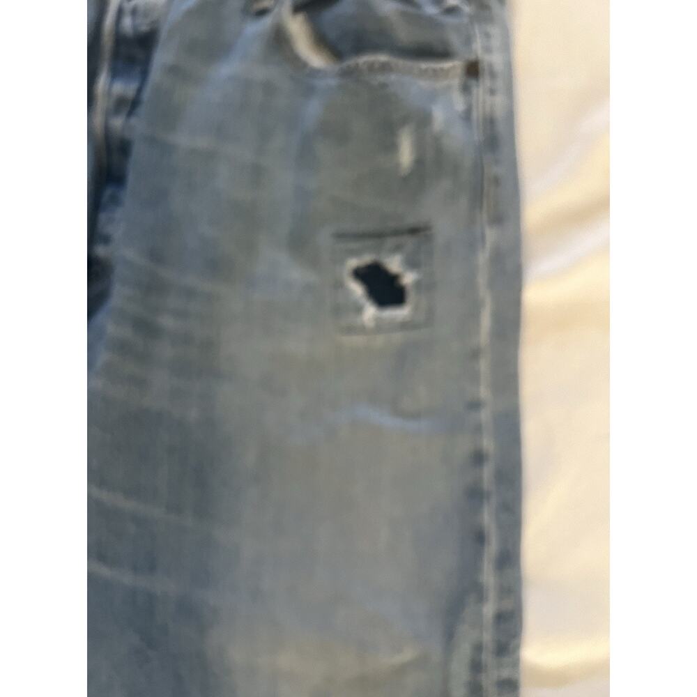 Vtg Y2K Levis 501 Jeans Mens 40 X 32 Distressed Straight Leg Original Button Fly - Picture 4 of 15